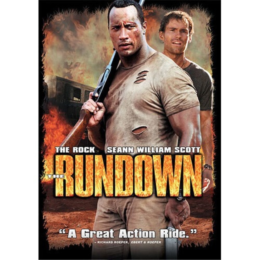 The Rundown Widescreen DVD The Rock Seann William Scott Action Movie 2003 NEW